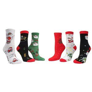 Colorful,Cool Crew Socks - Christmas and Halloween
